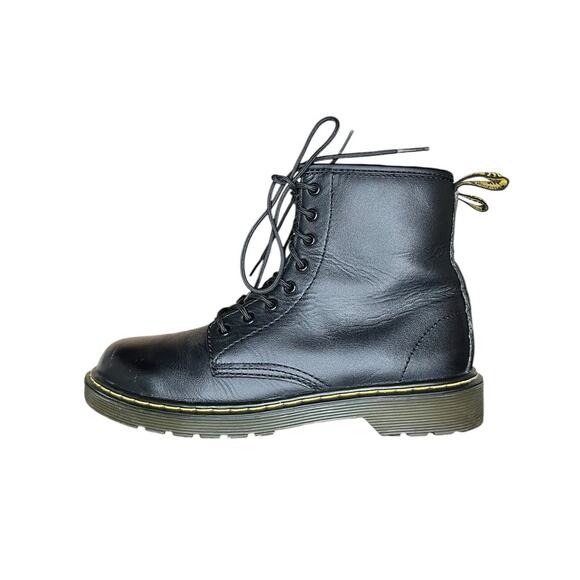 Womens Doc Dr. Martens Delaney Side Zip Combat Boots Size 5 Black - Picture 1 of 6